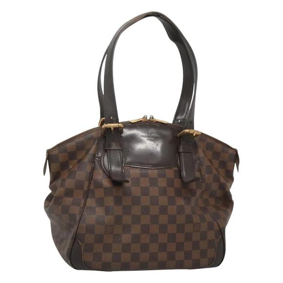 LOUIS VUITTON Damier Ebene Verona MM Shoulder Bag N41118 - Picture 1 of 16
